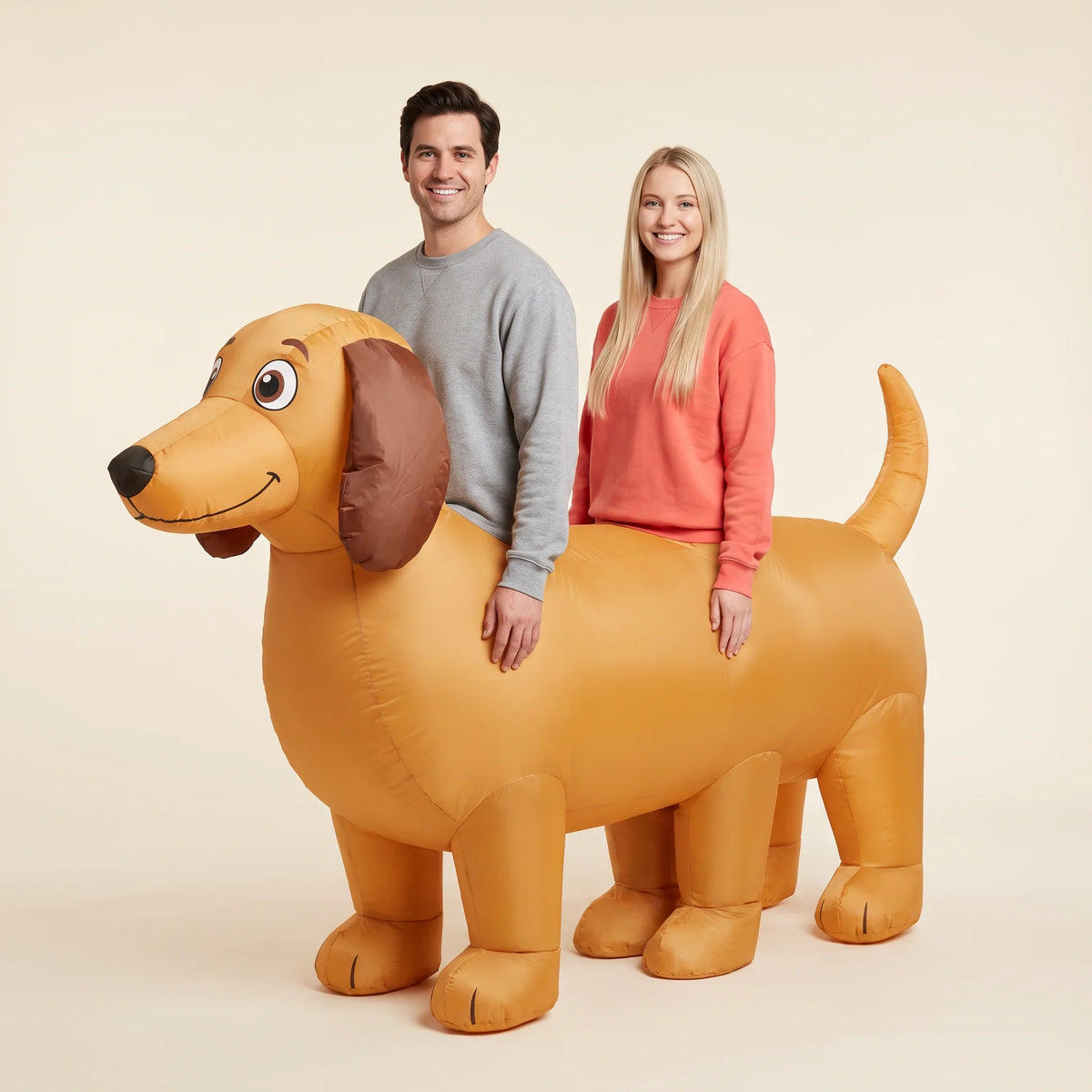 Krushop™ LongBud Inflatable Dachshund Couple Costume
