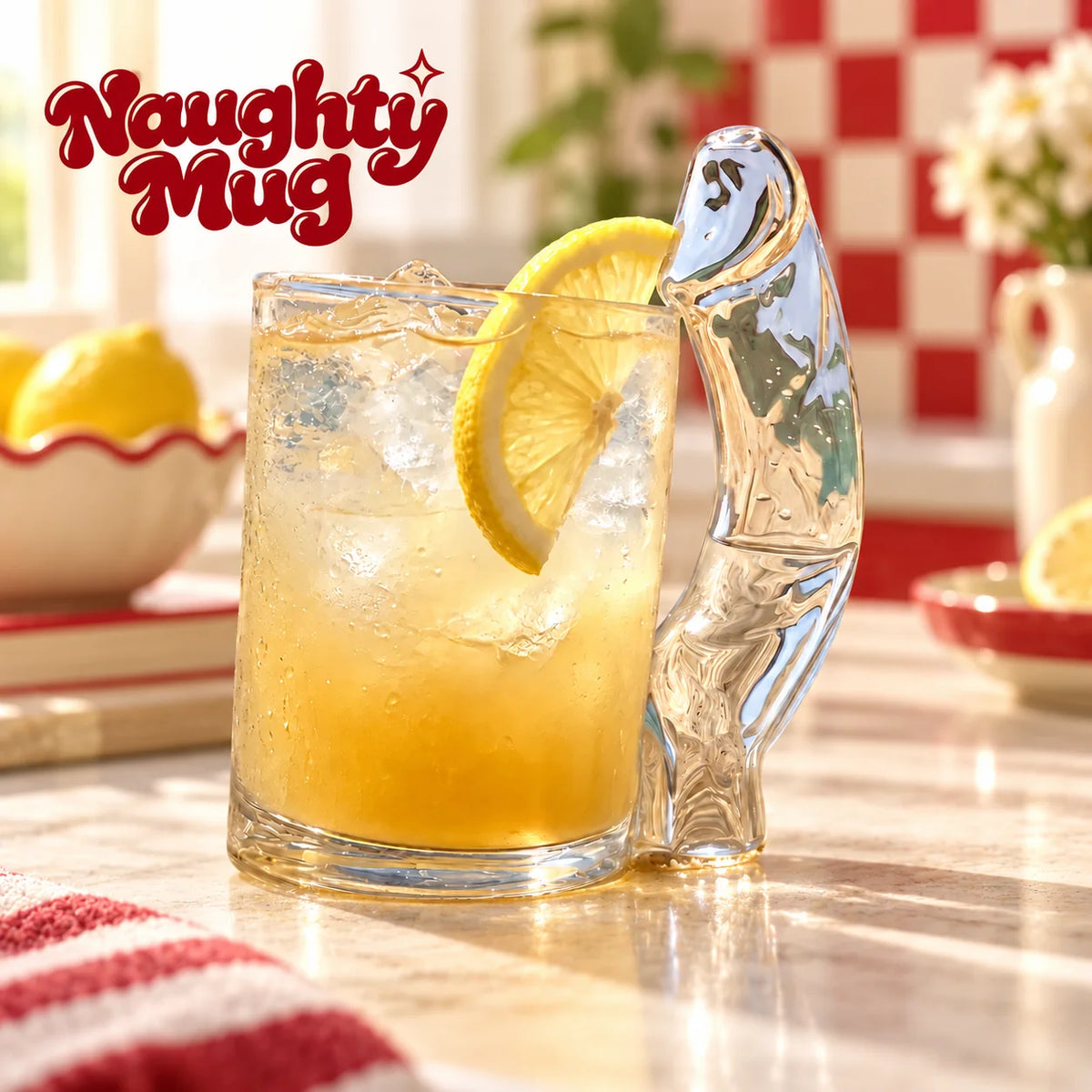 Krushop™ Playful Novelty Shape Glass Mug