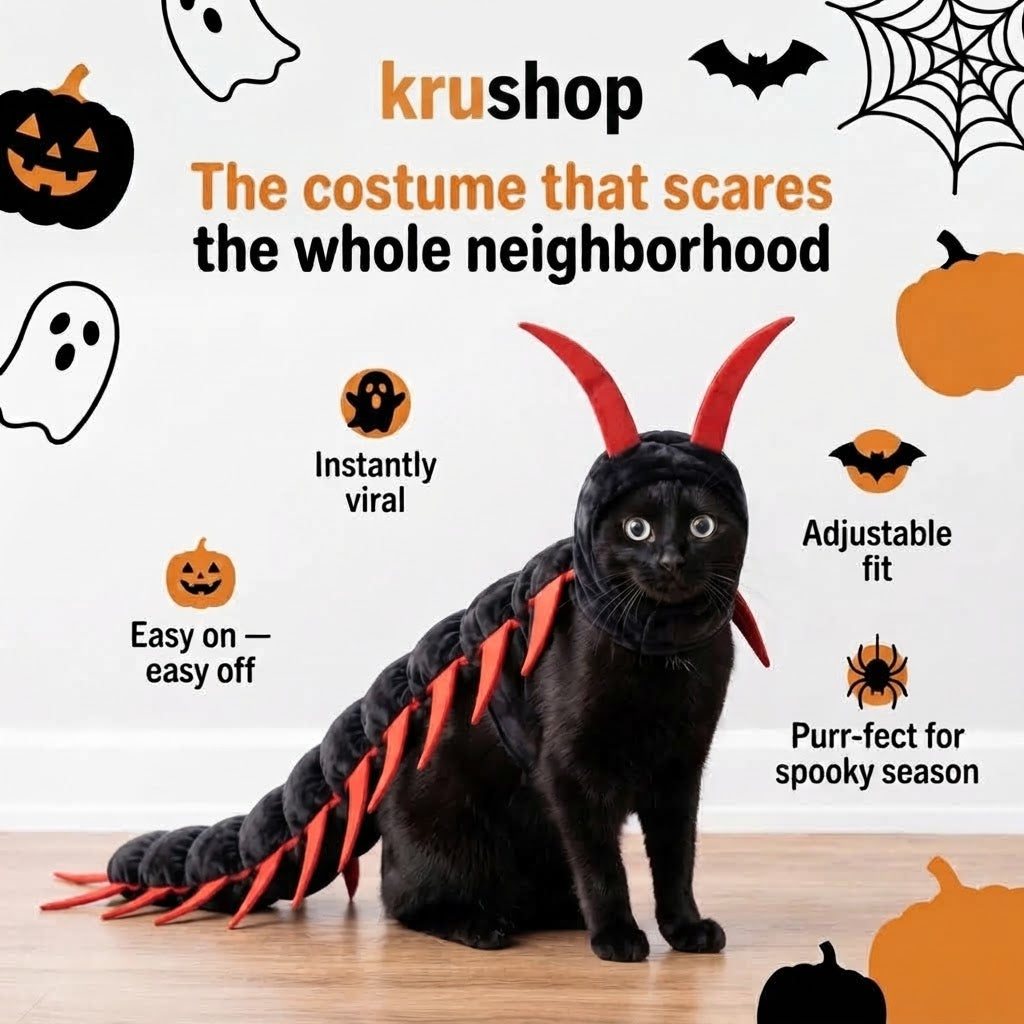Krushop™ Spooky-Cute Pet Transformation Suit