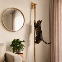 Krushop™ Wall-Mounted Cat Climbing Rope Tower