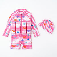 Krushop™ Kids Safety One-Piece Floaty Swimsuit