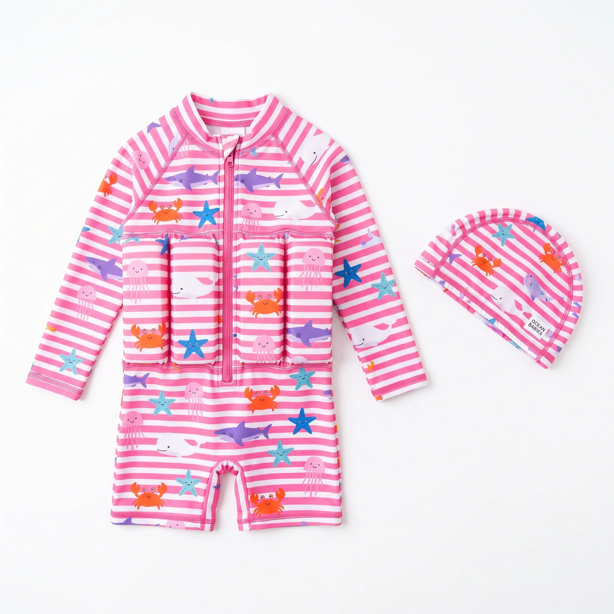 Krushop™ Kids Safety One-Piece Floaty Swimsuit