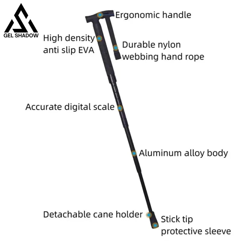 Krushop™ GS183 FOX Telescopic Hiking & Self-Defense Baton