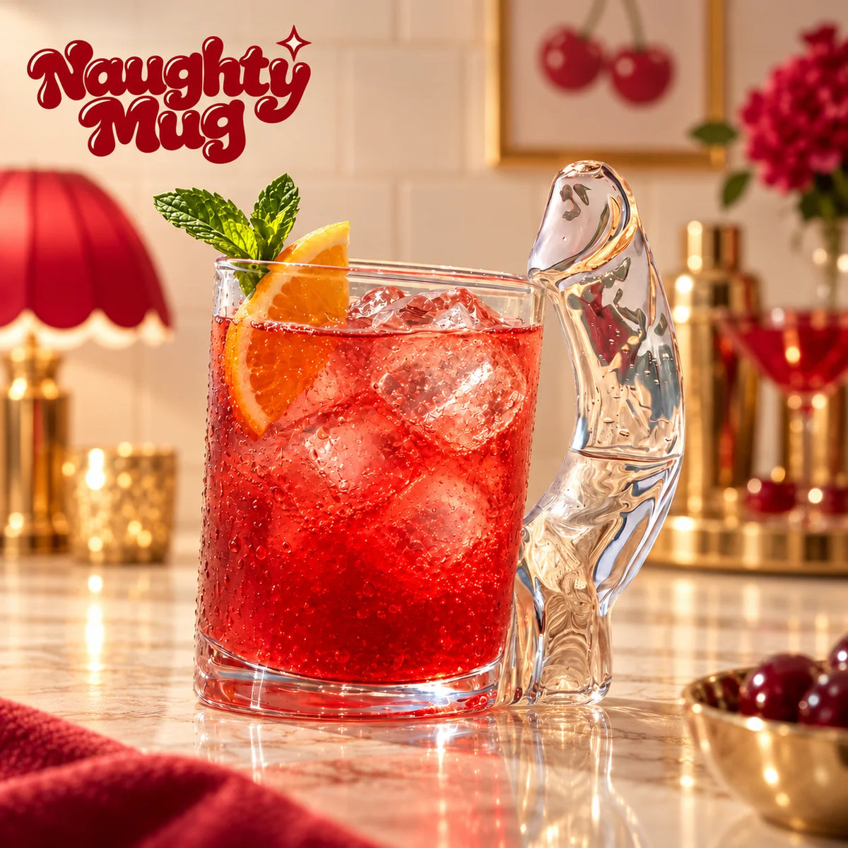 Krushop™ Playful Novelty Shape Glass Mug