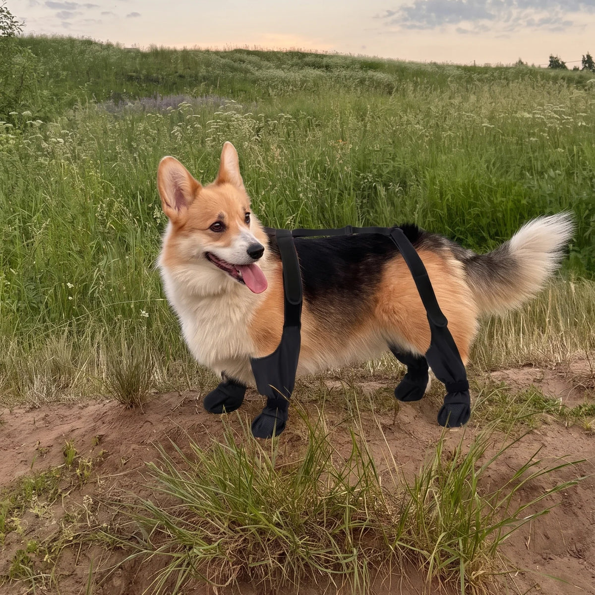 Krushop™ Waterproof Dog Leg Boots & Protective Pants
