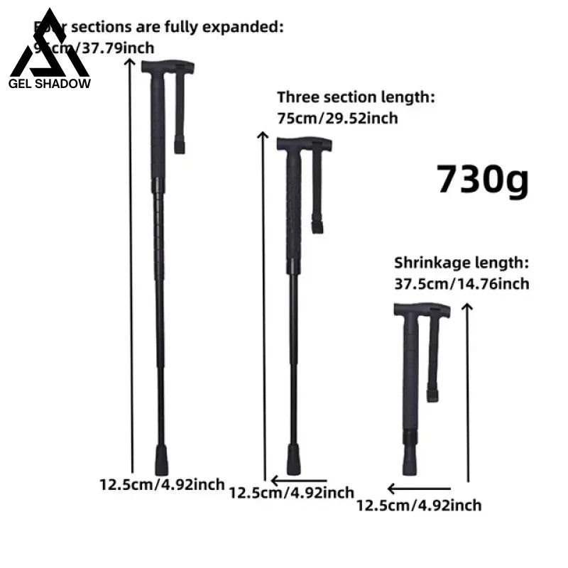 Krushop™ GS183 FOX Telescopic Hiking & Self-Defense Baton