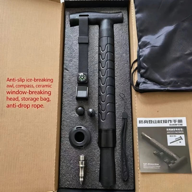 Krushop™ GS183 FOX Telescopic Hiking & Self-Defense Baton