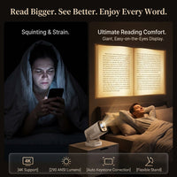 KruStory™ Immersive Bedtime Reading Projector | Turn Your Wall Into a Book & Hands-Free Bedside Storytelling
