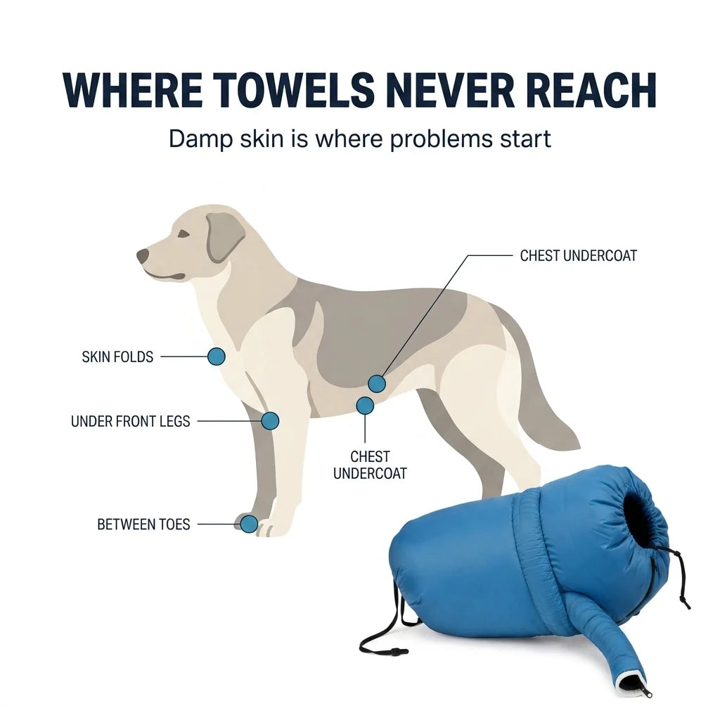 Krushop™ Hands-Free Dog Drying Bag