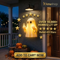 Halloween Ghost Middle Finger Glow Night Light
